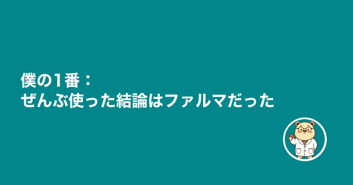 使ってみて：中が見えるタイプは僕に合った