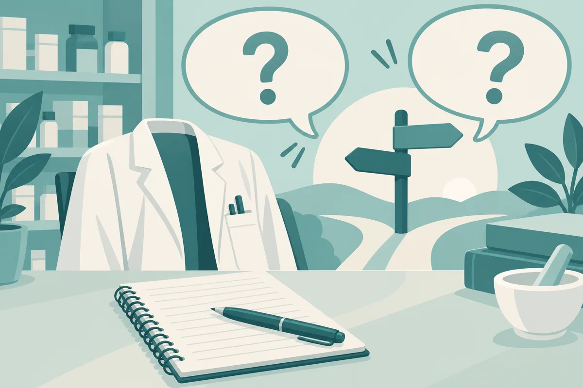 薬剤師の試用期間の疑問を表すイラスト